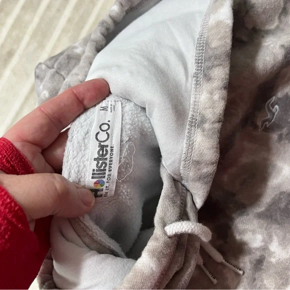 Hollister Camouflage Gray Hoodie M - Picture 3 of 6